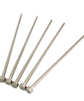 Straight Punching Ejector Pin For Plastic Injection Molding HSS W6542 Hardness 63 To 65 HRC Round Tip 5.6x60mm