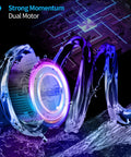 Graphic of dual motor with water swirl, highlighting strong momentum, concept for Compact Portable Twin Tub Washing Machine And Dryer.