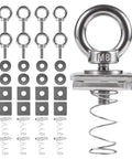 Heavy Duty Strut Channel Nut And Eye Bolt Set With Stainless Steel Eye Bolts M8 And M10 Zinc Plated Spring Nuts And Long Spring