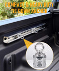 Heavy Duty Strut Channel Nut And Eye Bolt Set With Stainless Steel Eye Bolts M8 And M10 Zinc Plated Spring Nuts shown installed