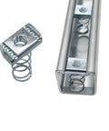 3/8-16 Strut Channel Nuts With Zinc Electroplate Finish, Long Spring Nuts For Secure Attachments On Strut Channel