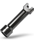Durable Strut Channel Socket for Unistrut systems, one half inch drive and impact rated black Cr Mo steel, side view
