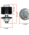 Two Pack Strut Channel Trolley Stopper And Roller Limiter For One And Five Eighths Inch Wide And Taller Strut Channels, Durable