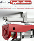 Chrome plated strut channel trolley track hanger bracket offers rugged load support, rust resistance, sleek industrial look