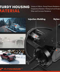Premium Electric Motor Drive Vacuum Pump Replacement with sturdy nylon housing and injection molding details