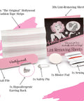 Style Emergency Kit On The Go Wardrobe Savior 14 Piece Set with fashion tape, lint sheets, nail file, blister pad, and safety pin.