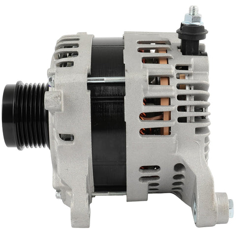 Side view of Beefed Up 130A High Output Alternator Replacement For Subaru Crosstrek 2016 2017 2.0L Base Limited Premium Sport Touring