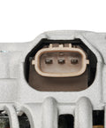Close-up of connector on 110 Amp Automotive Alternator Replacement For Subaru Outback 2010 To 2012 And Legacy 2010 To 2012 2.5L Replaces 11409N 12V CW Rotation IR IF Regulator And Fan S6 Groove Pulley High Output Drop In No Hassle