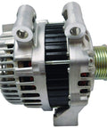 Side view of New 12V 110A Alternator For Subaru Forester 2.5L H4 2011 2012 2013 Drop In Replacement With Clockwise Rotation IR IF Regulator