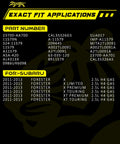 Exact fit applications for alternator part numbers for 2011-2013 Subaru Forester models with 2.5L H4 gas engine.