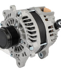 Alternator Replacement For Subaru Forester Two Point Zero Liter 2014 Through 2018 And Two Point Five Liter 2014 Through 2016 2018 Premium OEM Quality A002TX3381 A002TX3381A Fits Forester SUV Models, 130A, side view