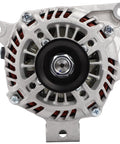 Front view of Beefy 110 Amp 12V Alternator For Subaru Impreza 2012 2014 And XV Crosstrek 2013 2014 With OE 11631N 11631 A2TL0291 A2TL0291A 23700-AA720 Replacement Part