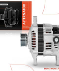Ride Ready Replacement Alternator For Subaru Legacy 1995 To 1999, 12V 85A, 5 Groove Pulley, Clockwise Rotation, Direct Fit