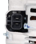 Close-up of plug connection on 85 Amp High Output Alternator Replacement For 1995 1999 Subaru Legacy With Overdrive Pulley CNC Machined Castings