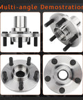 Front Wheel Hub And Bearing Assembly For Subaru Baja Forester Impreza Legacy And Outback 5 Lug Compatible With 1990 2008 Models