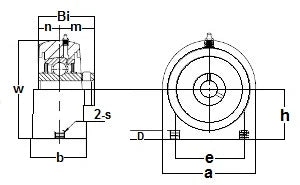 SUCPAS201-8-PBT Stainless Steel Tapped Base 1/2 Mounted Bearing - VXB Ball Bearings