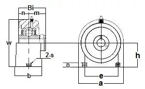 SUCPAS202-10-PBT Stainless Steel Tapped Base 5/8 Mounted Bearing - Buy Bearings online - Fast US Shipping