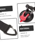 Close-up of Heavy Duty Suction Cup Hooks For Outdoor Use Car Tent Mounts, showcasing lightweight silicone and plastic materials.