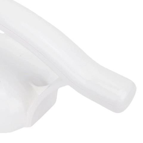 Close-up of heavy duty suction grab bar, showing vacuum lock design. Safe bathing accessory for stable support with no slip grip.