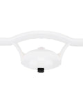 Front view of Heavy Duty Suction Grab Bar For Tub And Shower With Red Pressure Warning Line And Vacuum Lock Design Stays Put No Slip Grip