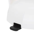 Close-up of Heavy Duty Suction Grab Bar For Tub And Shower With Red Pressure Warning Line And Vacuum Lock Design Stays Put No Slip Grip