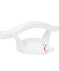 Heavy Duty Suction Grab Bar For Tub And Shower With Red Pressure Warning Line And Vacuum Lock Design shown in side profile