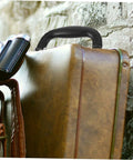Leather Replacement Handles For Bags And Luggage 6.49 Inch pull handle on suitcase