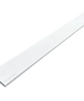 Super White Engineered Marble Threshold for Shower Curb, Bathroom Vanity Backsplash, Window Sill, Door Transitions (4" x 36")