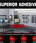 Heavy Duty Double Sided Tape 10 Ft For Walls Cars LED Strip Lights And Home Office Decor With Ultra Strong Adhesive Easy Clean Removal Quick Grab Mounting For Indoor Outdoor Use Sticks To Painted Walls Glass And Metal demo in kitchen