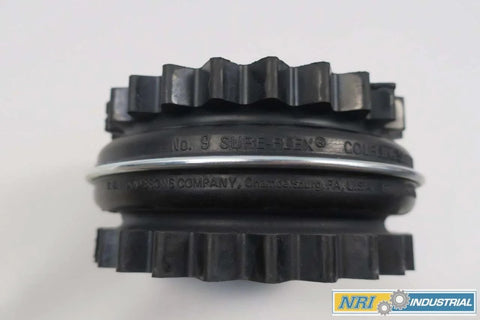 Side view of Sure Flex Sleeve 9E No 9 D572845 for TB Woods 9 Series couplings replacement part, industrial power transmission.