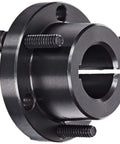 Sure-Grip Bushing For Drive Shaft Mounts With Split Flange And Taper Clamping, Powdered Metal Steel, close-up view