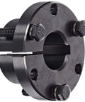 Sure-Grip Bushing For Drive Shaft Mounts With Split Flange And Taper Clamping, Powdered Metal Steel, side view.