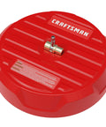 15 Inch Surface Cleaner For Power Washers 3000 PSI With Dual High Pressure Jets And Quarter Inch Quick Connect, top view