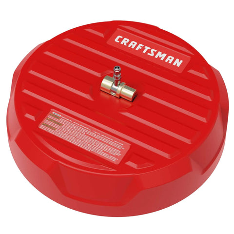 15 Inch Surface Cleaner For Power Washers 3000 PSI With Dual High Pressure Jets And Quarter Inch Quick Connect, top view