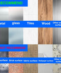Surfaces recommended and not recommended for Heavy Duty Clear Double Sided Foam Tape For Wall Mounting Removable No Residue Damage Free Paint Safe Hang Posters Office Use 1In By 20Ft Roll 1.1Mm Thick Transparent Great For Pictures And Decor