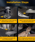 Beef Up Your Mercedes SUV With This Eight Piece Suspension Kit Featuring Front Upper Control Arm With Ball Joint, Lower Ball Joint, Front Outer Tie Rod End, And Sway Bar End Links For GL450 GL550 ML320 ML350 ML450 ML500 2006 To 2012 installation steps