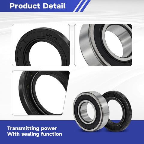 Front Wheel Bearing Seal Kit Compatible With Suzuki Street And Sport Bikes Including DL1000 V Strom GSX R1000 GSX R750 GSX R600 M109R SV1000 TL1000 And More OEM Grade Seal Kit For Easy Install And Long Lasting Protection