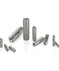 SVTS-M8-25 NBK Hex Socket Set Vacuum Vented Screws - Ventilation Hole 20-Pack - Made in Japan, metal screws for mechanical systems.
