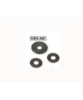 SWA-16-25-5-AW NBK Adjust Metal Washer - Steel Ferrosoferric Oxide Film 10-Pack Washer displayed in various sizes.