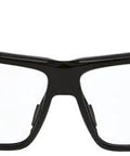 Swagger SR2 Safety Glasses with Detachable Side Shields Scratch Resistant Lenses, front view on white background.