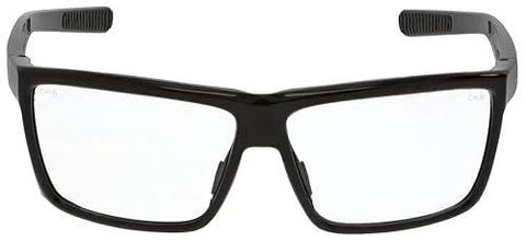 Swagger SR2 Safety Glasses with Detachable Side Shields Scratch Resistant Lenses, front view on white background.
