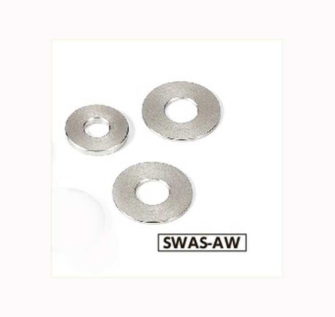 SWAS-6-10-2-AW NBK Stainless Steel Adjust Metal Washer -Made in Japan-Pack of 10 - VXB Ball Bearings
