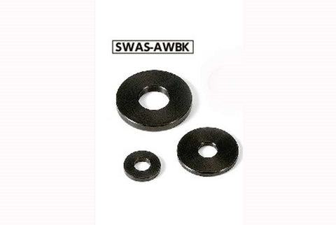 SWAS-8-25-2-AWBK NBK Stainless Steel Black Adjust Metal Washer -Made in Japan-Pack of One - VXB Ball Bearings