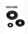 SWAS-6-12-3-AWBK NBK Stainless Steel Black Adjust Metal Washer -Made in Japan-Pack of One in three sizes.