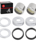 Swingarm Bearings Dust Cap Seal And Pivot Sleeve Rebuild Kit For Banshee 350 YFZ350 1987-2006 28-1028 package contents