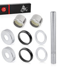 Swingarm Bearings Dust Cap Seal And Pivot Sleeve Rebuild Kit For Banshee 350 YFZ350 1987-2006 28-1028 with components displayed