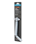 Product packaging of Swivel Trailer Hitch Pin With Integrated Clip One Half Inch Diameter With Five Eighths Inch Adapter Fits One And One Quarter Inch Or Two Inch Receiver Hitches Clear Zinc Finish No Clip Needed Built Tough And Durable Easy To Install And Use.