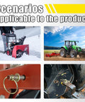 Swivel Hitch Pin 1/2 X 6-1/4 Inch Replacement For Power Max Snowblowers Home Farm And Automotive Use in various scenarios