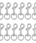 3 Inch Swivel Snap Hooks 12 Pcs Heavy Duty Pet Leash Hooks Swivel Eye Snap Clips For Dog Leash DIY Crafts Project Zinc Alloy