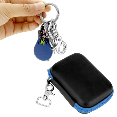 Swivel Snap Hooks 360 Degree Rotation Heavy Duty Trigger Snaps Nickel Plated For Leashes And Tacks 20 Pack attached to keychain and case